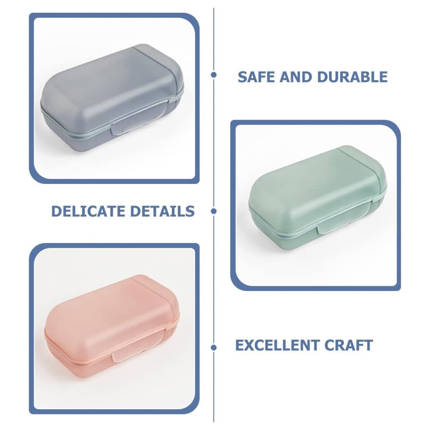 Travel Soap Container, Soap Travel Case with Lid ,Sabudani (1 Pc) Travel Soap Container, Soap Travel Case with Lid ,Sabudani (1 Pc)